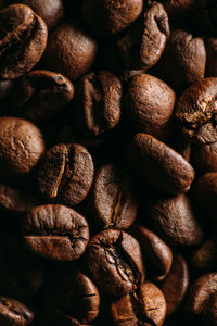 Full frame shot of coffee beans