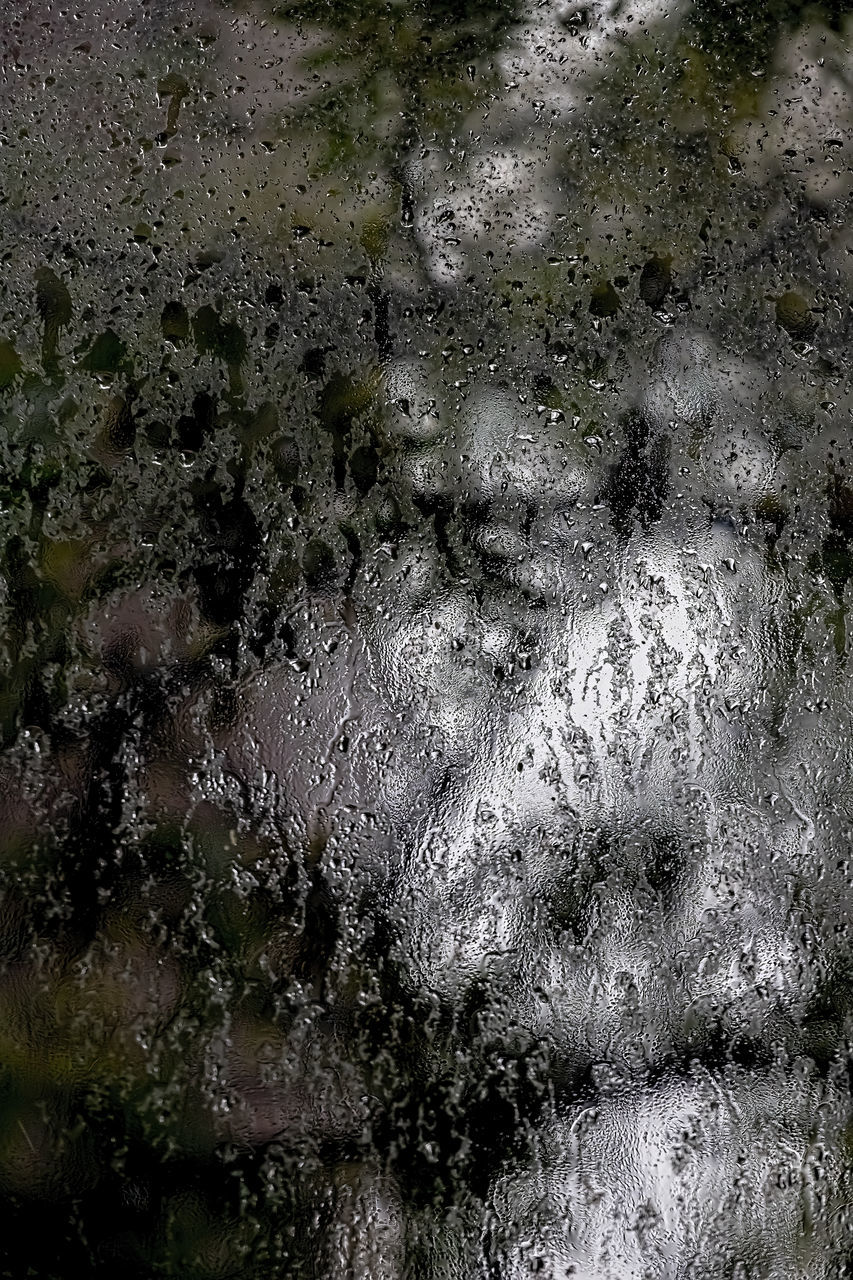 full frame, backgrounds, no people, water, wet, close-up, textured, nature, day, glass, pattern, drop, reflection, outdoors, window, rain, transparent, soil, abstract, high angle view, rock, snow