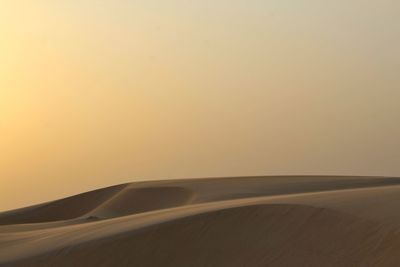 Scenic view of mountains against sky during sunset