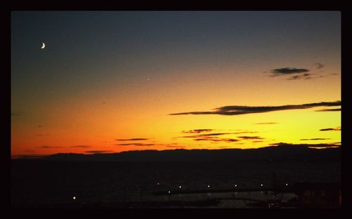 Scenic view of sky at sunset