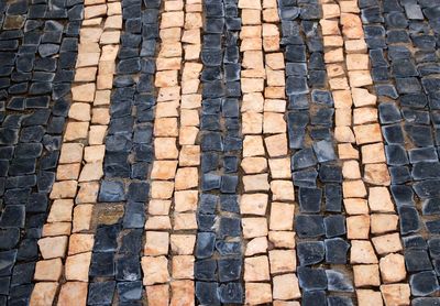 Full frame shot of tiled floor