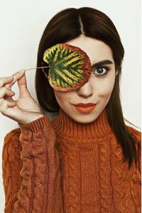 Portrait of young woman