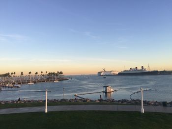 View of city at waterfront