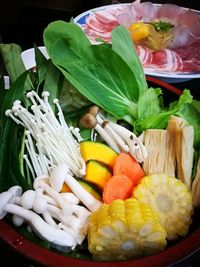 Close-up of vegetables