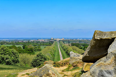 Panoramic view of landscape against sky