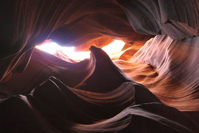Panoramic view of rock formations