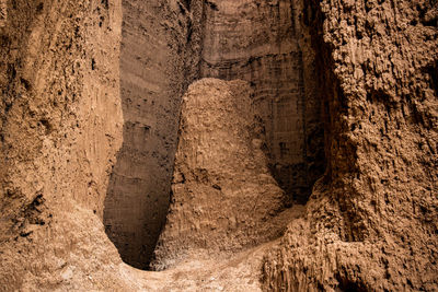 View of rock formations