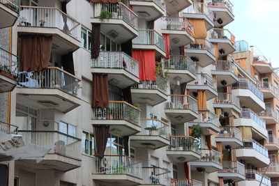 Low angle view of residential building