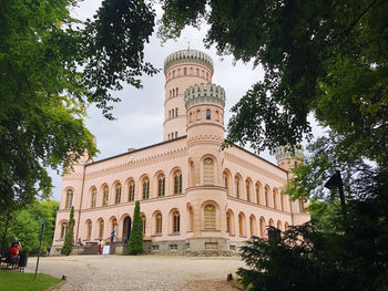 Low angle view of historical building against sky