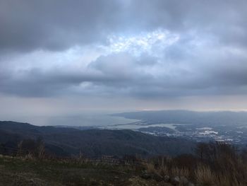 Scenic view of landscape against sky