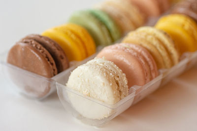 Close-up of dessert on table