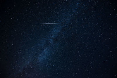 Low angle view of stars in sky