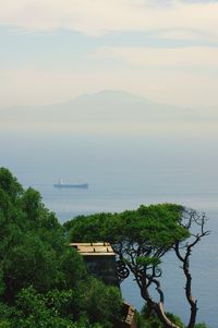 Scenic view of calm sea against sky