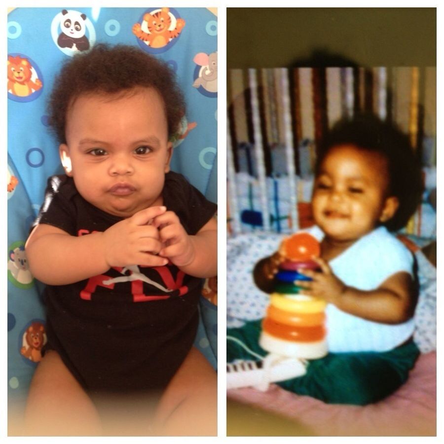 Jayy&&mee when i was a younginn!! myy twin