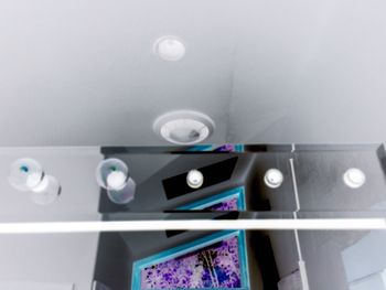 Close-up of objects on table