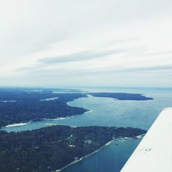 Aerial view of landscape