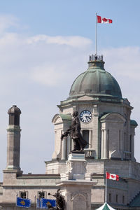 Low angle view of building against sky
