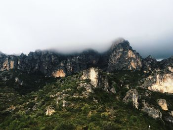 Scenic view of mountains