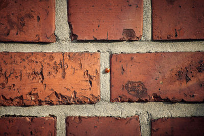 Full frame shot of brick wall