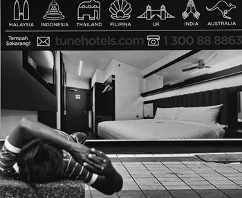 Close-up of woman holding camera