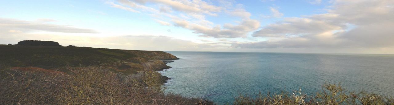 sea, horizon over water, scenics, cloud - sky, landscape, beauty in nature, nature, sky, outdoors, beach, tranquil scene, water, no people, day