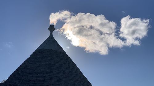 Low angle view of building against sky