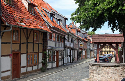 View of buildings in city