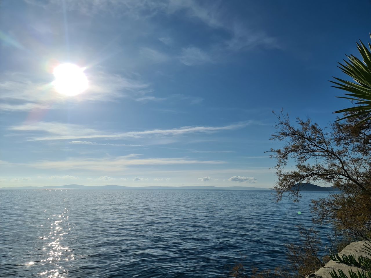 Sea and blue sky