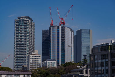 Skyscrapers in city