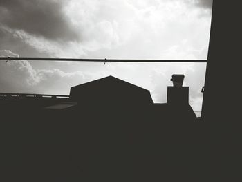 Low angle view of built structure against sky