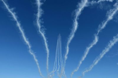 Low angle view of cloudy sky