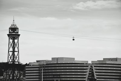 Low angle view of building against sky