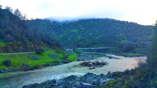 Scenic view of mountains