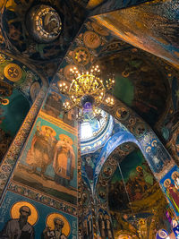 Low angle view of temple