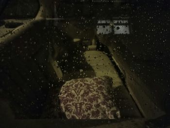 View of illuminated tunnel