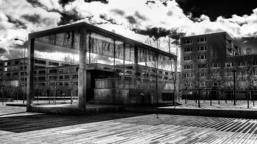 View of built structure against sky