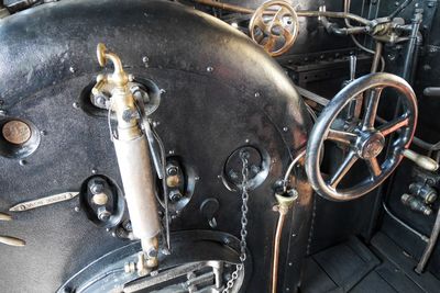 Close-up of vintage car