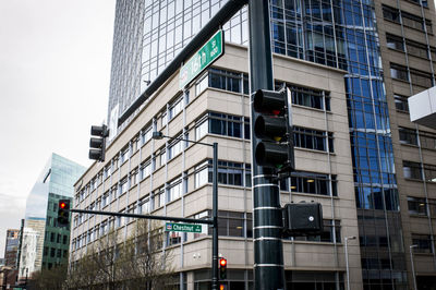 Modern office building in city