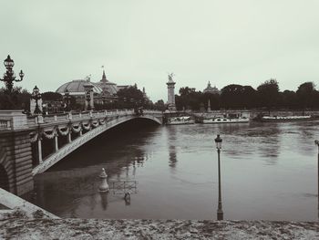 Built structure in river