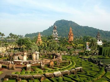 View of temple against sky