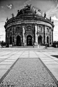 View of building in city