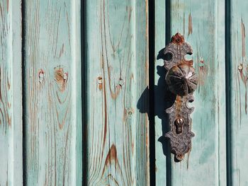 Full frame shot of closed door