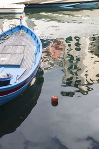 Boats in sea