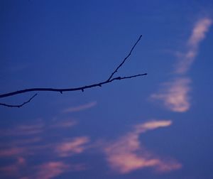 Low angle view of cloudy sky