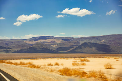 Mountain in background