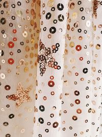 Full frame shot of curtain