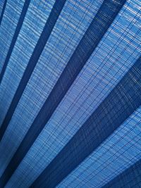 Full frame shot of blue textile