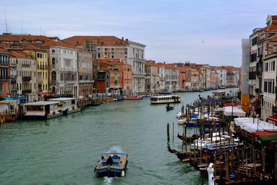 Boats in canal