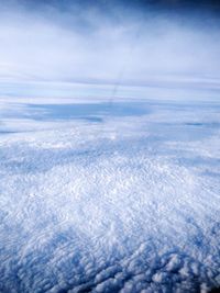 Aerial view of cloudscape