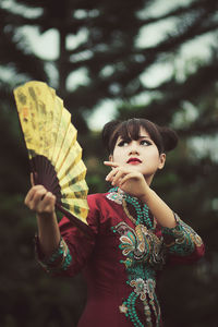 Portrait of chinese young woman